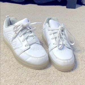 Heely’s White Low Top Skate Sneakers